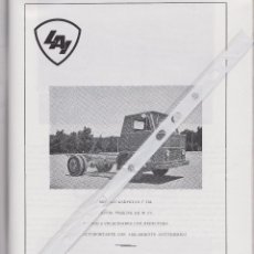 Coleccionismo: PUBLICIDAD CAMION LAI KARPETAN DE LERMA DE 1963