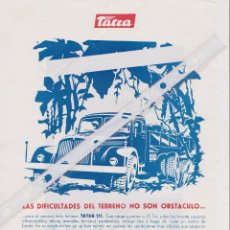 Coleccionismo: PUBLICIDAD CAMION TODOTERRENO TATRA 111 DE 1962
