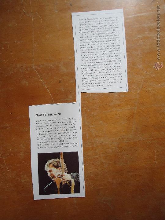 Coleccionismo: breve biografia - cantante bruce springsteen