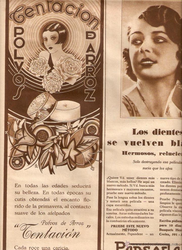 Coleccionismo: A&Ntilde;OS 20 RECORTE PRENSA PUBLICIDAD TENTACION PERFUMERIA PARERA BADALONA DENTIFRICO PEPSADENT