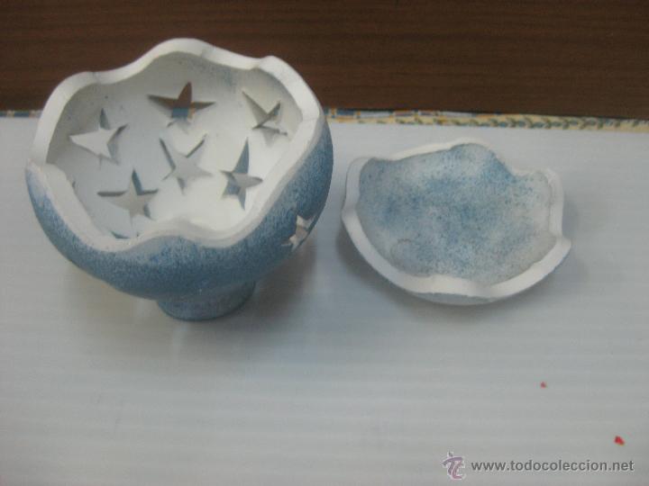 Coleccionismo: Perfumero de barro blanco - Foto 2