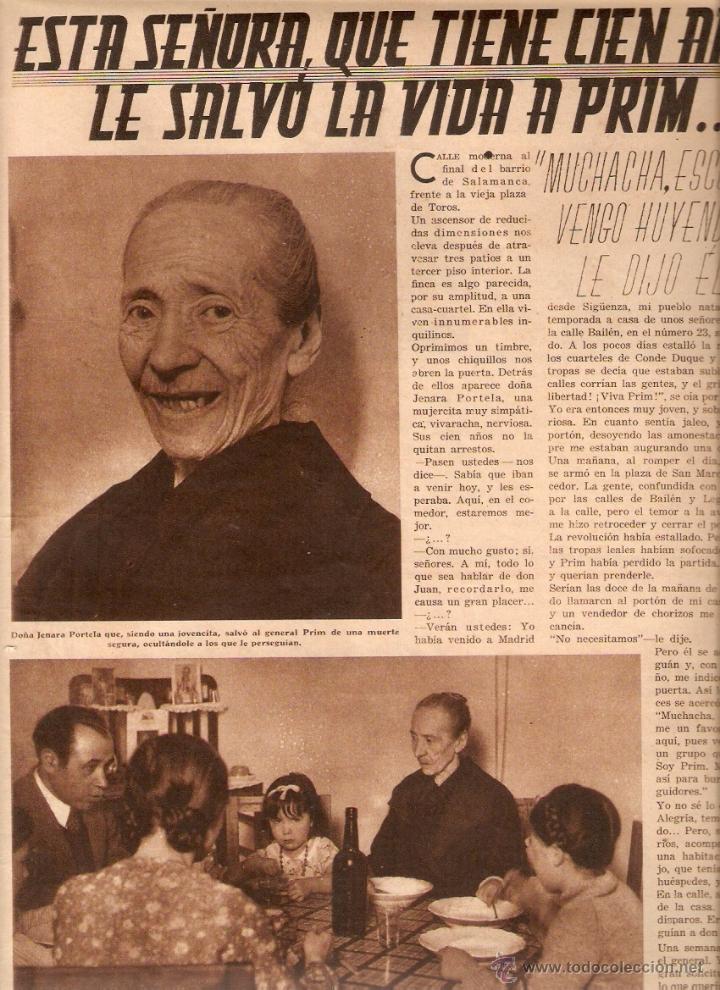 Collecting paper: A&Ntilde;O2 30 RECORTE PRENSA SALAMANCA JENARA PORTELA SALVO LA VIDA GENERAL PRIM JULIAN IGLESIAS