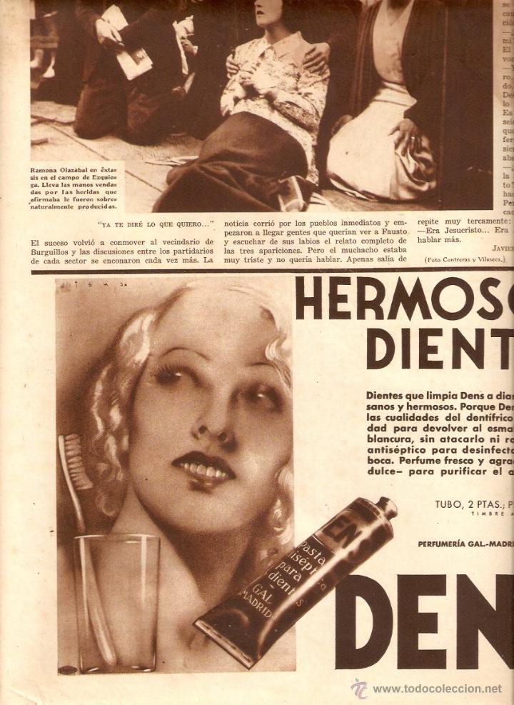 Collecting paper: A&Ntilde;OS 30 RECORTE PRENSA PUBLICIDAD DENS PASTA DENTIFRICA PERFUMERIA GAL