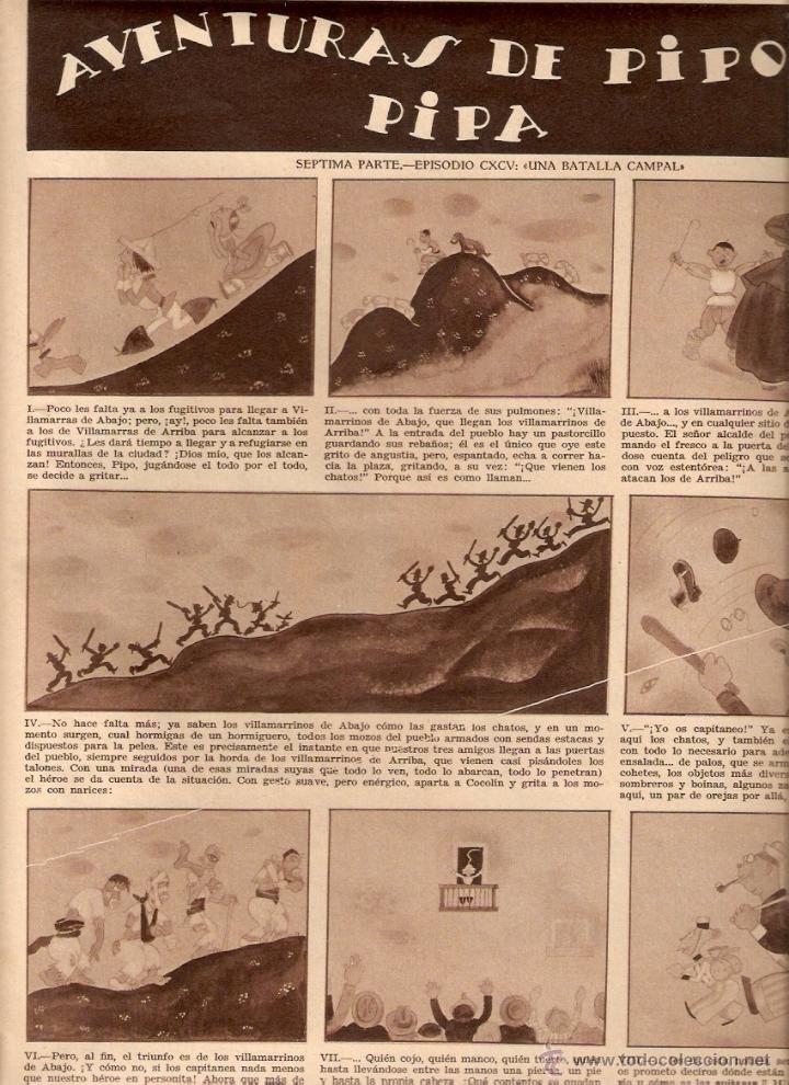 Collecting paper: A&Ntilde;OS 30? RECORTE PRENSA AVENTURAS DE PIPO Y PIPA SEPTIMA PARTE BARTOLOZZI UNA BATALLA CAMPAL