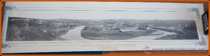 Colecionismo: Fotograf&iacute;a Betanzos en cartulina, 15x62 cm. Mart&iacute;nez Santiso. Foto 1900s, reproducci&oacute;n de 1996.