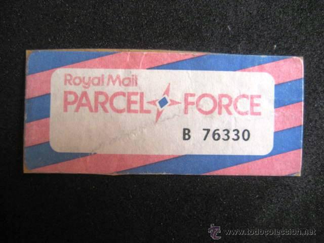 Coleccionismo: COLECCIONISMO POSTAL. ETIQUETA AEREA. INGLATERRA..A&Ntilde;OS 70-80. ENVIO INCLUIDO.