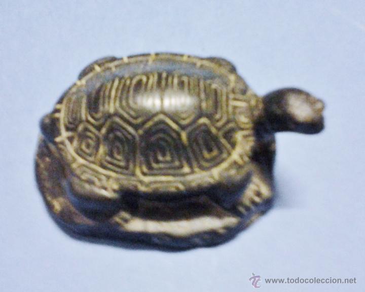 Sammeln: peque&ntilde;a tortuga - piedra mineral- trabajada a mano -original del canada - calidad -a&ntilde;os 90 -s/n