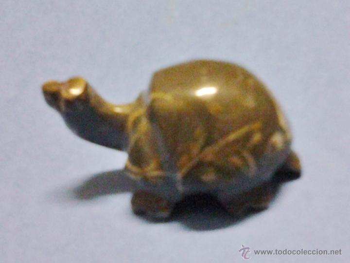 Collecting: miniatura - tortuga - piedra mineral pulido - original de colombia - calidad - a&ntilde;os 90 - s/n