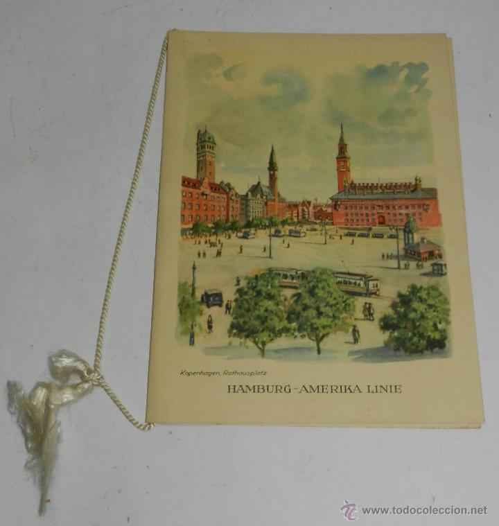 Coleccionismo: CARTA, MINUTA O MENU DEL BARCO MILWAUKEE, NAVIERA HAMBURG-AMERIKA-LINIE, CENA CELEBRADA EL 2 DE AGOS