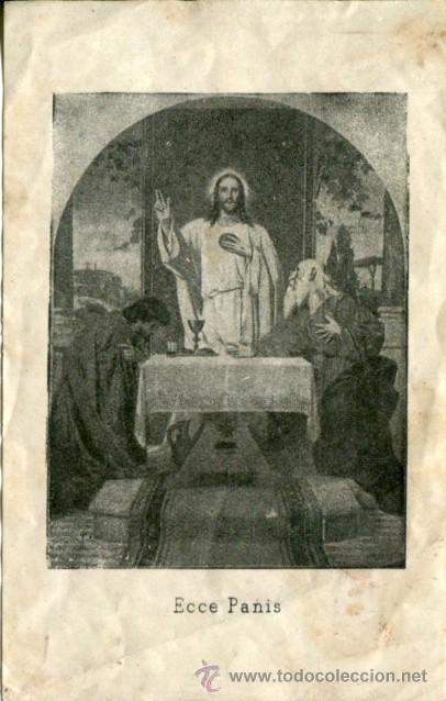 Coleccionismo: Antigua estampa de Jesus