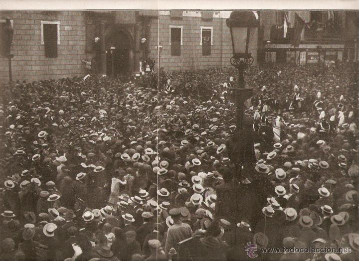 Collectionnisme: A&Ntilde;O 1913 RECORTE PRENSA HISTORIA POLITICA PLA&Ccedil;A SANT JAUME BCNA MANIFESTACION PRO MANCOMUNIDADES