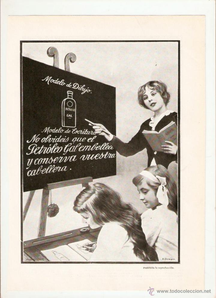 Coleccionismo: A&Ntilde;O 1913 RECORTE PRENSA PUBLICIDAD PETROLEO GAL