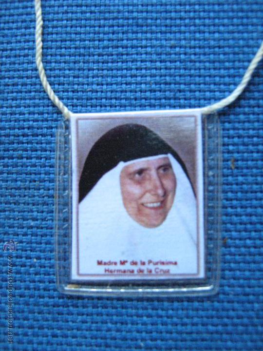 Coleccionismo: ESTAMPA PEQUE&Ntilde;A 3X2.5 CM MADRE M&ordf; DE LA PURISIMA - HERMANA DE LA CRUZ