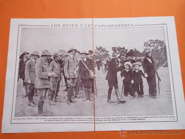 Coleccionismo: 1914 - REYES DON ALFONSO XIII DO&Ntilde;A VICTORIA INFANTE JAIME Y PRINCIPE DE ASTURIAS- GENERAL CARRANZA M