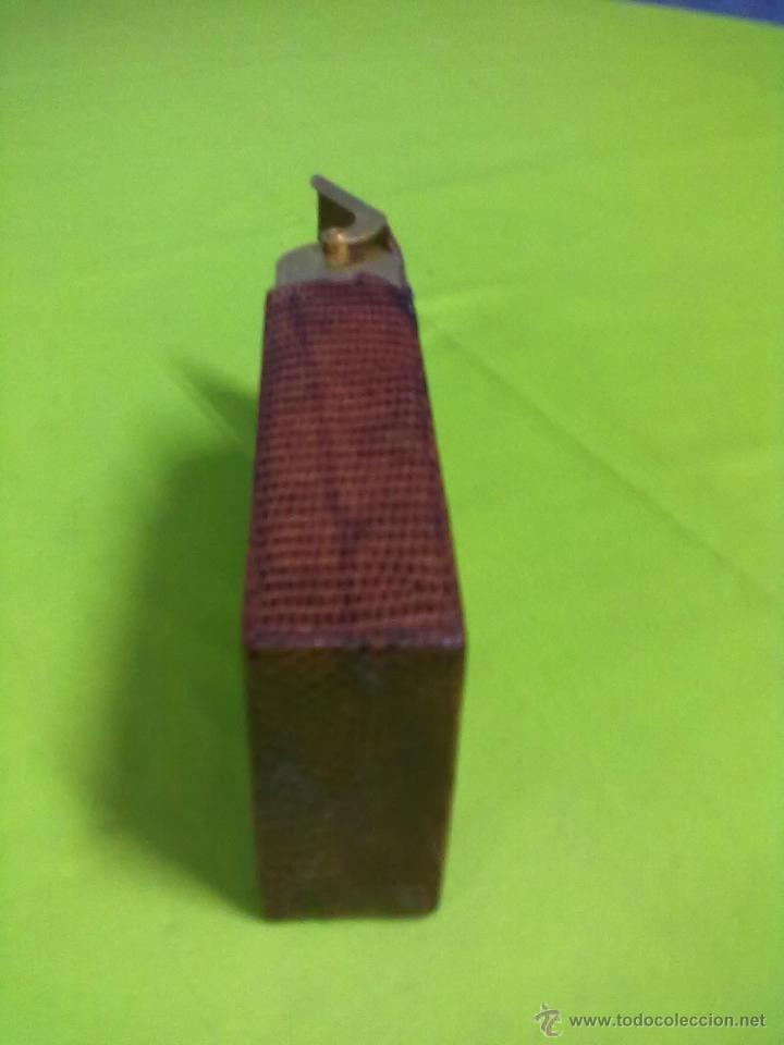 Coleccionismo: PITILLERA EN PIEL DE SERPIENTE. - Foto 3