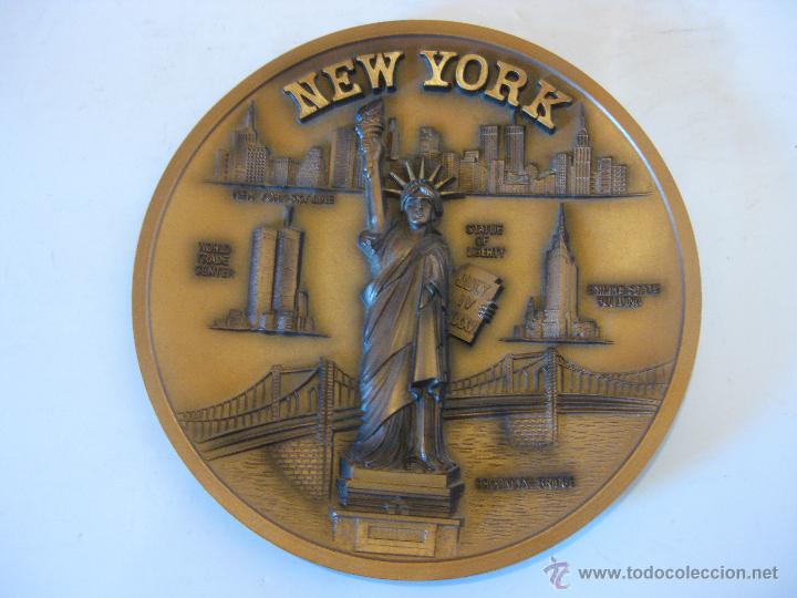 Collezionismo: Plato recuerdo de New York