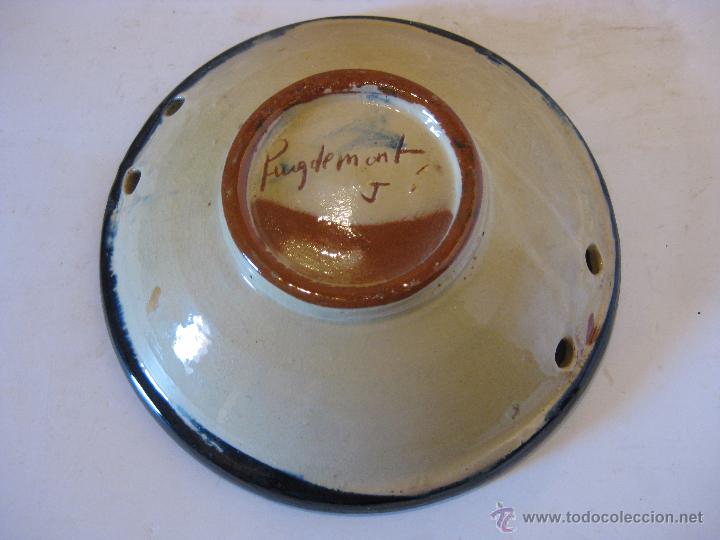 Coleccionismo: Plato de cer&aacute;mica esmaltada de menorca - Foto 2
