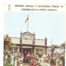 Coleccionismo: TARJETA DE LA OBRA SOCIAL PABLO VI. TORREBLANCA LA NUEVA (SEVILLA)