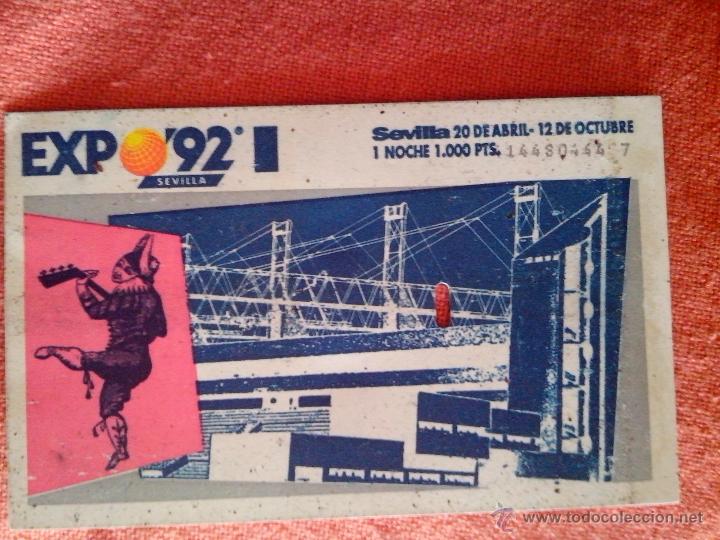 Coleccionismo: 2 Entradas Expo92 Sevilla - Foto 5