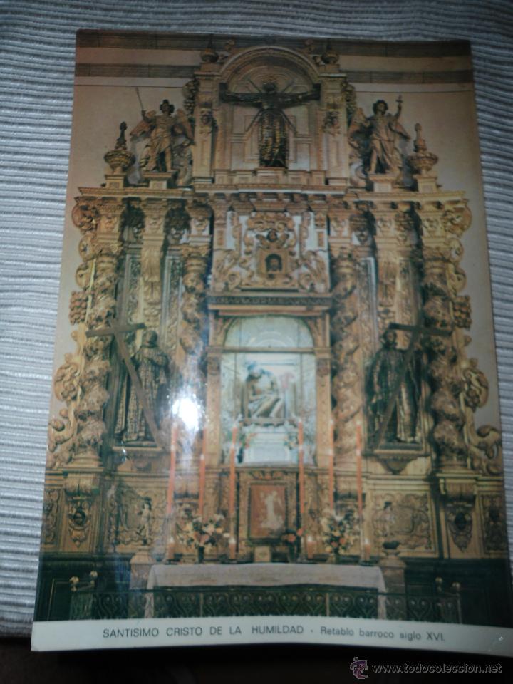 Coleccionismo: ANTIGUA LAMINA - GRAN POSTAL - SANTISIMO CRISTO DE LA HUMILDAD - RETABLO BARROCO SIGLO XVI