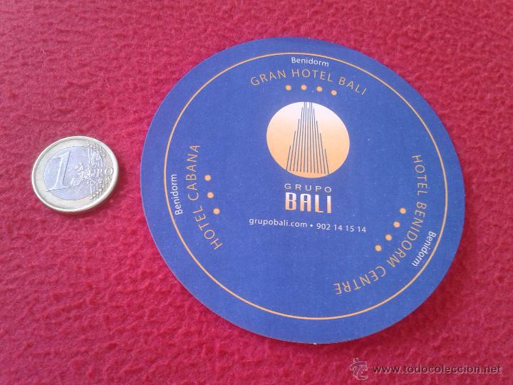 Coleccionismo: ESCASO POSAVASOS COASTER TENGO MAS POSAVASOS VEAN MIS LOTES GRUPO BALI BENIDORM HOTEL HOTELES IDEAL
