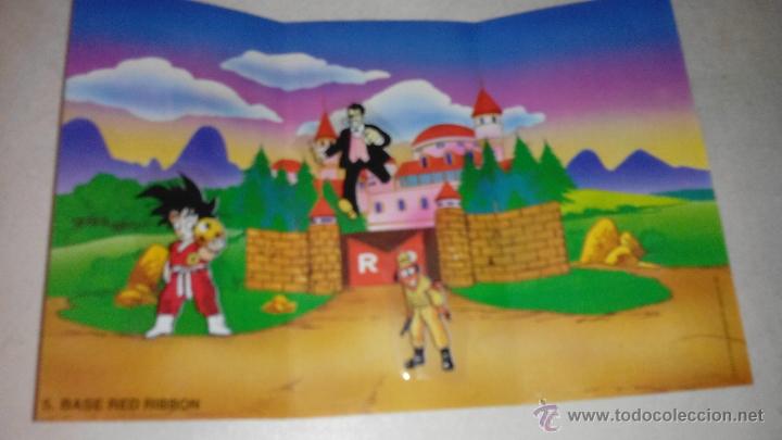 Coleccionismo: DIORAMA -BOLA DE DRAGON N&ordm; 5 - ELECTROSTATICO . PETIT SUISSE -DANONE-BASE RED RIBBON