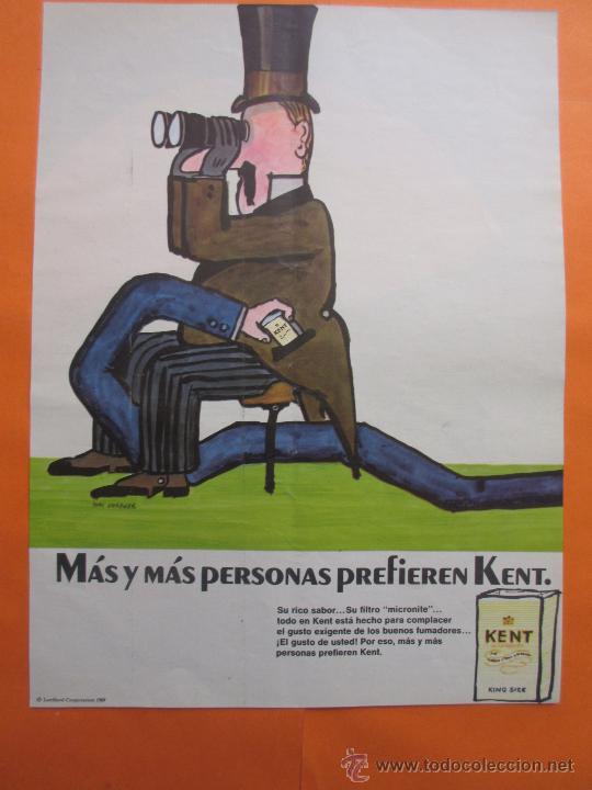 Coleccionismo: PUBLICIDAD 1969 - COLECCION TABACO - KENT - Foto 1