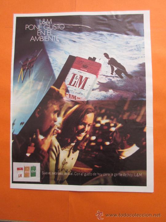 Coleccionismo: PUBLICIDAD 1969 - COLECCION TABACO - L & M - Foto 1