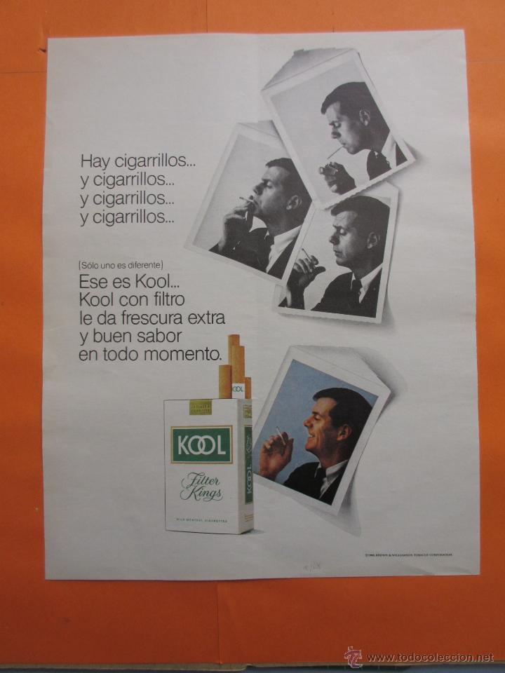 Coleccionismo: PUBLICIDAD 1968 - COLECCION TABACO - KOOL - Foto 1