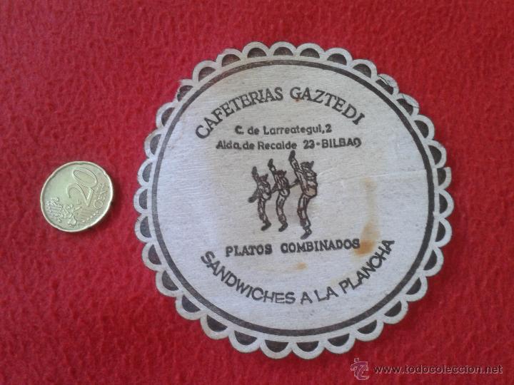 Coleccionismo: ESCASO POSAVASOS COASTER TENGO MAS POSAVASOS VEAN MIS LOTES CAFETERIAS GAZTEDI BILBAO IDEAL COLECCIO