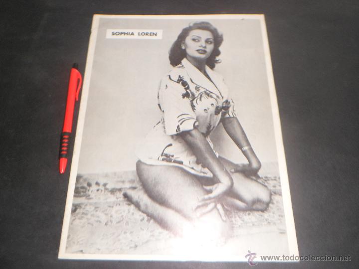 Coleccionismo: Preciosa y Rara Revista de SOFIA LOREN con 200 fotos y 16 Paginas - a&ntilde;os 50