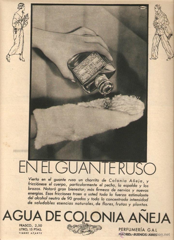 Coleccionismo: A&Ntilde;O 1932 RECORTE PRENSA PUBLICIDAD AGUA DE COLONIA A&Ntilde;EJA PERFUMERIA GAL