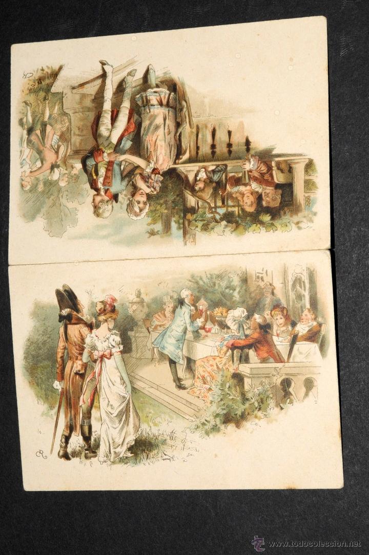 Coleccionismo: TARJETA DE MENU EN FRANCES S-XIX