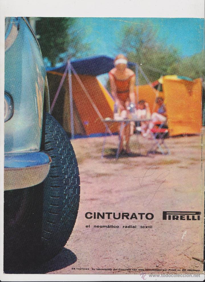 Coleccionismo: publicidad cubiertas  neumaticos pirelli