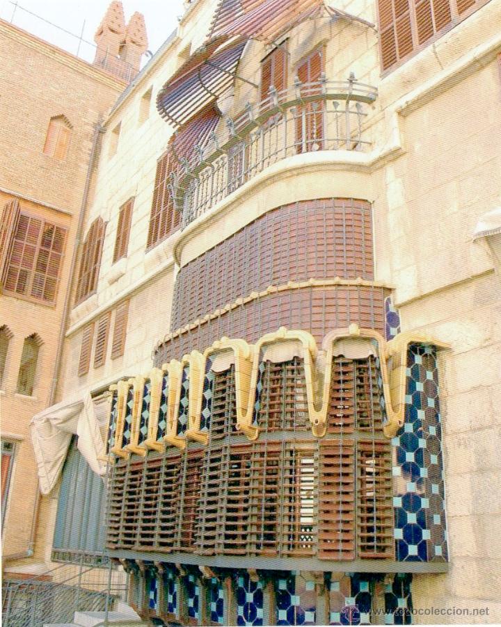 Coleccionismo: PALAU GUELL - GAUDI - 1885-1889 -BARCELONA-MERAVELLES DE CATALUNYA - LAM 45 - EL PERIODICO A&Ntilde;O- 2008