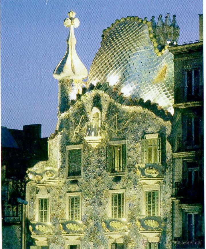 Coleccionismo: CASA BATLLO - A. GAUDI - 1905 -1907 - MERAVELLES DE CATALUNYA - LAM 38 - EL PERIODICO - A&Ntilde;O 2008