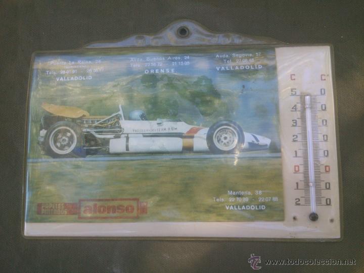 Coleccionismo: TERMOMETRO COCHE CARRERAS - Foto 1