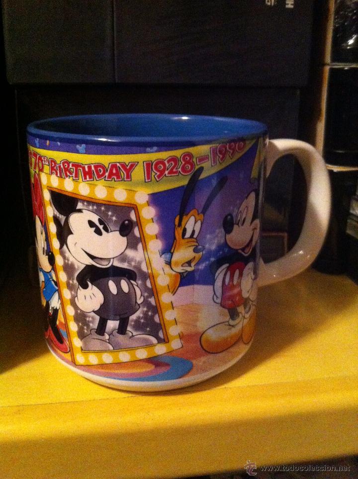 Coleccionismo: VASO TAZA ANTIGUA WALT DISNEY MICKEY MOUSE 70 ANIVERSARIO 1928-1998