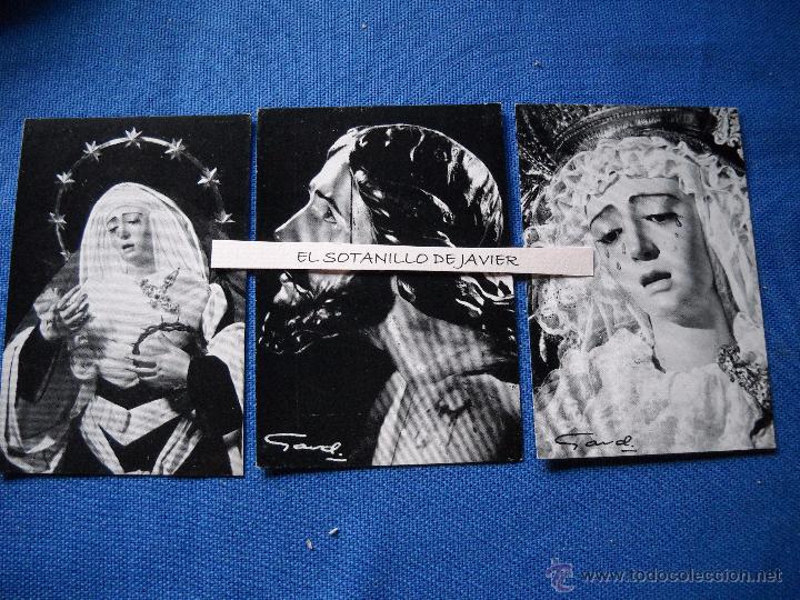 Coleccionismo: SEMANA SANTA SEVILLA - LOTE CON 3 ESTAMPAS DE LA HERMANDAD DE LA ESTRELLA
