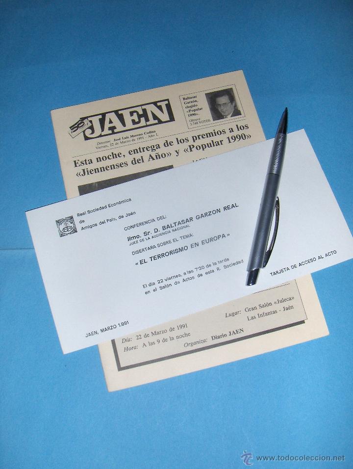 Coleccionismo: DIARIO JAEN 85 A&Ntilde;OS ENTREGA DE PREMIOS JIENENSE DEL A&Ntilde;O Y POPULAR 1990.