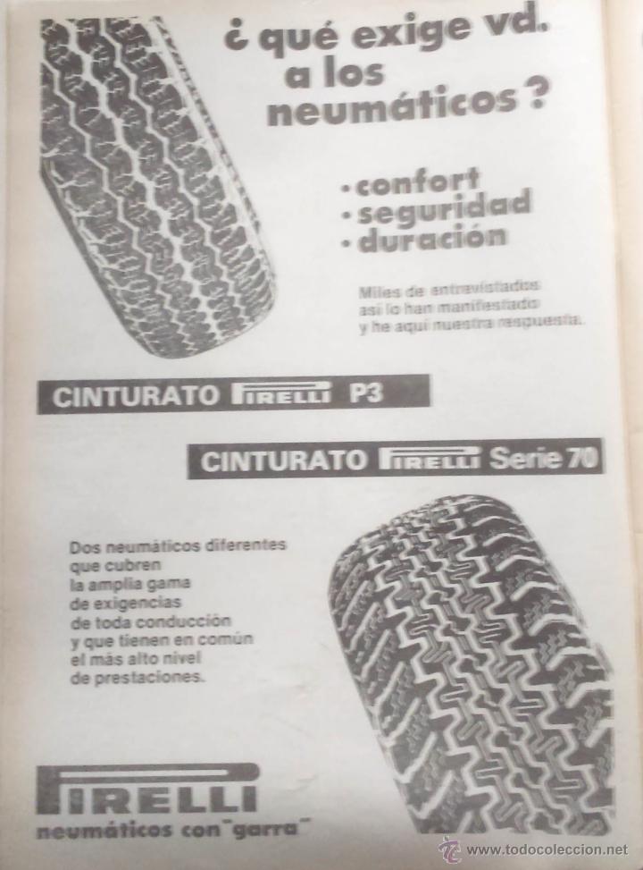 Colecionismo: publicidad cubiertas  neumaticos pirelli