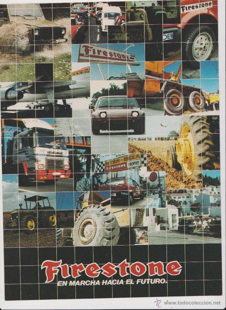 Colecionismo: publicidad cubiertas  neumaticos firestone