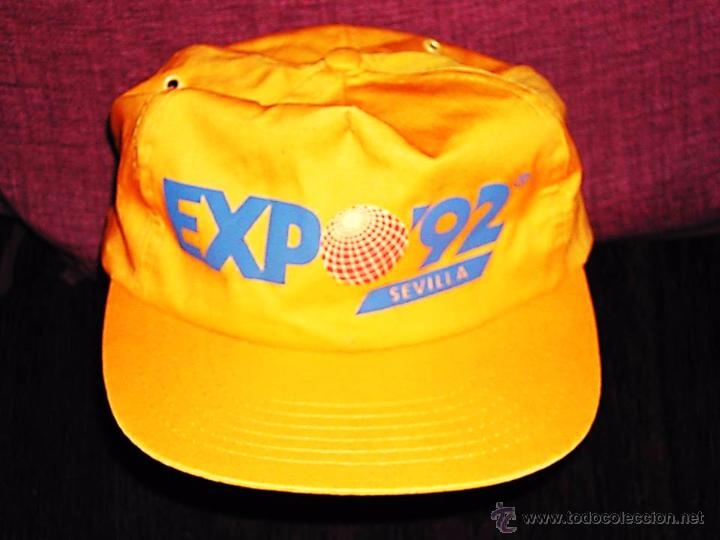 Coleccionismo: Gorra de la EXPO 92 de SEVILLA. - Foto 1