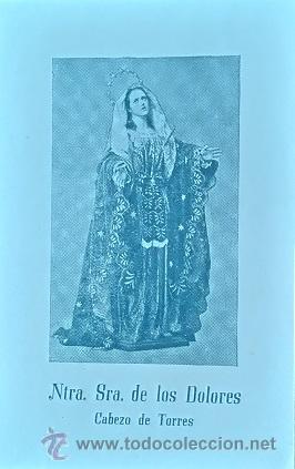 Coleccionismo: ANTIGUA FOTOGRAFIA DE NUESTRA SE&Ntilde;ORA DE LOS DOLORES DEL CABEZO DE TORRES MURCIA