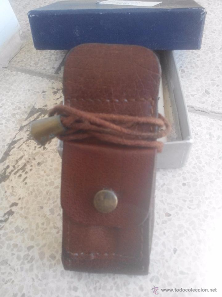 Coleccionismo: ANTIGUO, BOLSITO, MONEDERO, PETACA, PIEL, CUERO, ECHA A MANO