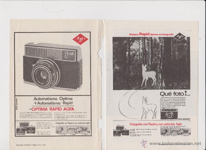 Colecionismo: 2 anuncios publicidad camara fotos  de agfa
