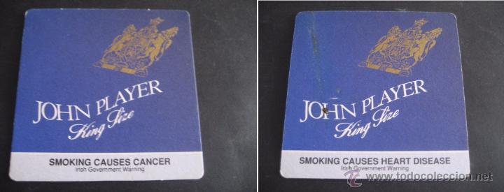 Coleccionismo: JHON PLAYER. POSAVASOS TABACO, CIGARRILLOS - Foto 1