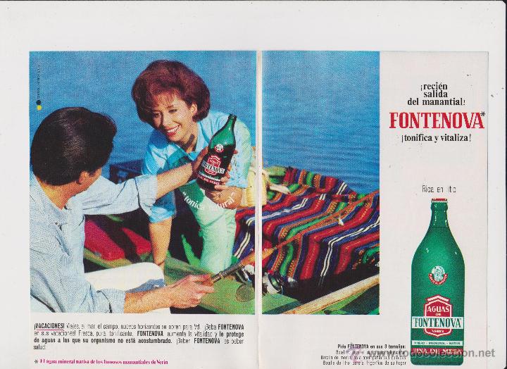 Collezionismo: publicidad bebida agua fontenova