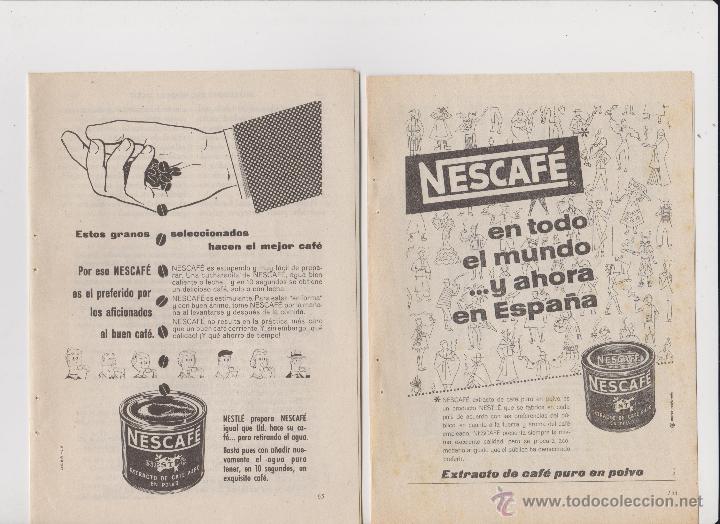 Collezionismo: 2 anuncios publicidad cafe nescafe de nestle