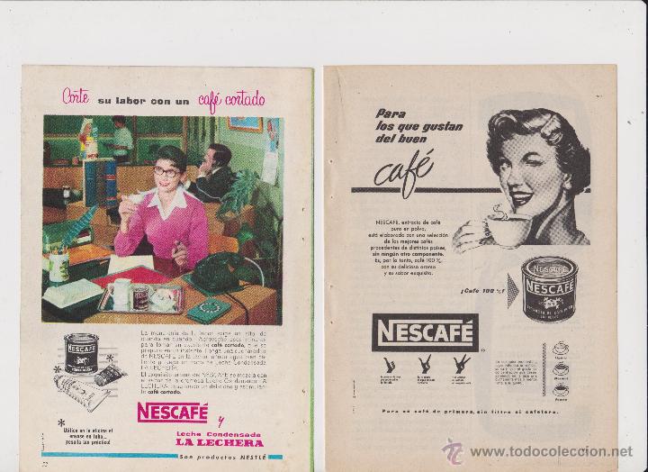 Collezionismo: 2 anuncios publicidad cafe nescafe de nestle